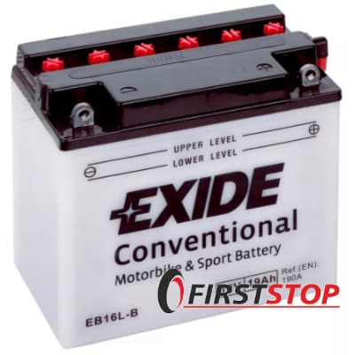Exide EB16L-B 19Ah 190A 12V R (100x155x175)