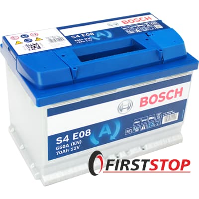 BOSCH S4 E08 70Ah 760A 12V R EFB (175x190x278)