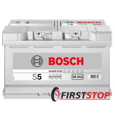BOSCH S5 011 85Ah 800A 12V R (175x190x315)