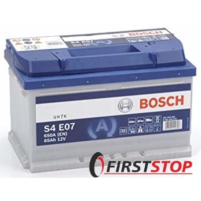 BOSCH S4 E07 65Ah 650A 12V R AGM (175x175x278)