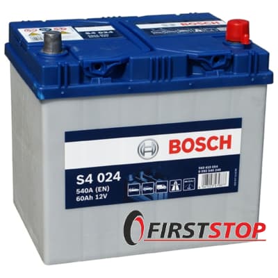 BOSCH S4 024 60Ah 540A 12V R азия (173x225x232)