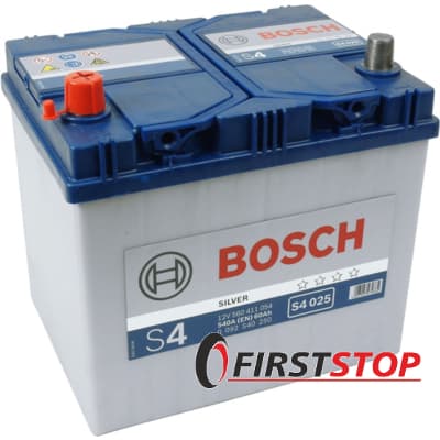 BOSCH S4 025 60Ah 540A 12V L азия (173x225x232)