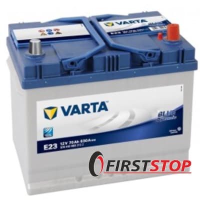 VARTA (E23) BLUE dynamic 70Ah 630A 12V R азия (175x220x261)