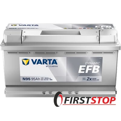 VARTA Dynamic EFB (N95) 95Ah 850A 12V R (175x190x352)