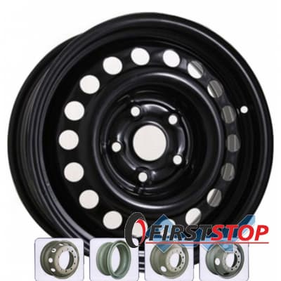 Kapitan Сталь 5x14 5x100 ET35 DIA57.1 Black